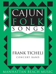 cover Cajun Folk Songs Concert Band sheet music cover